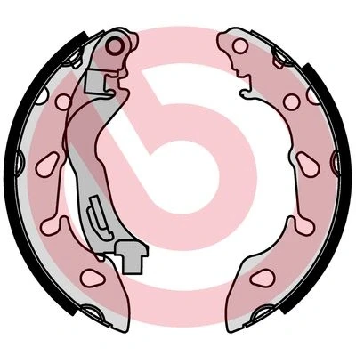 Afbeelding van Brembo Remschoen set S 24 553