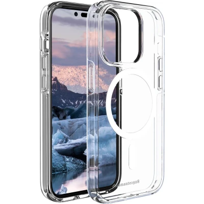 Afbeelding van Apple iPhone 14 Pro MagSafe Hoesje Gerecycled Kunststof dbramante1928 Hardcase/Backcover Transparant Telefoonhoesje Shockproof/Valbescherming