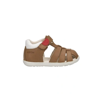 Afbeelding van Geox B Macchia Boysandalen, babysandalen, whisky/wit, maat 20, Whisky White, 20 EU