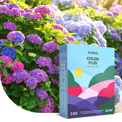 Afbeelding van Joyfields Color Plus Rhodo, Hortensia En Azalea Meststof 3 KG 50 M²