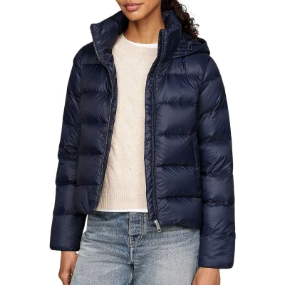 Afbeelding van Tommy Hilfiger Casual Jacket Gewatteerde jas, Dames, Maat: Large, Desert sky
