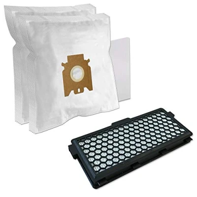 Afbeelding van Stofzuiger Stofzak Filterset 10 Stofzuigerzakken + 1 HEPA filter geschikt voor MIELE Serie/Series: S4000 (S4), C3, S5000 (S5), S6000 (S6), S8000 (S8), C2
