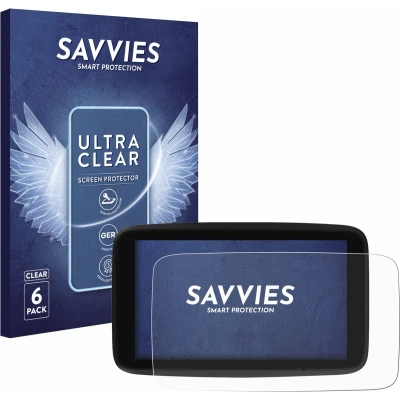 Afbeelding van Savvies (6 Stuks) Schermbeschermer voor TomTom GO Discover 7&quot; Screen Protector Ultra Transparant