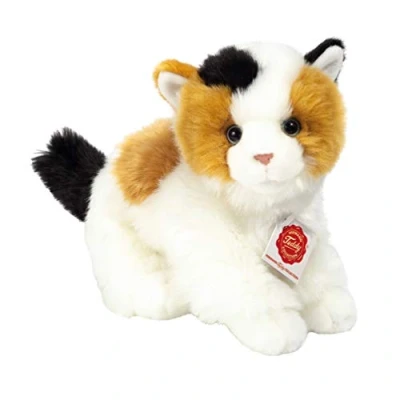 Afbeelding van Hermann Teddy knuffel Lapjeskat 24 cm