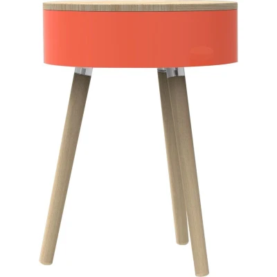 Afbeelding van Bijzettafel Lund London Skittle Jumbo Coral 44 x 60 cm