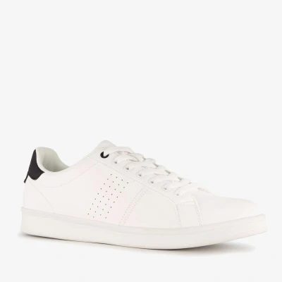 Afbeelding van Blue Box heren sneakers wit blauw Maat 43 Uitneembare zool