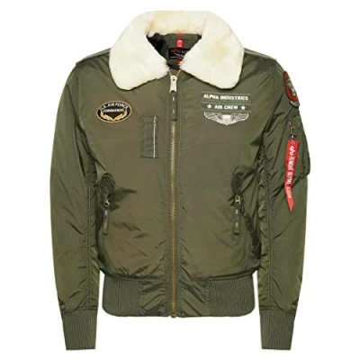 Afbeelding van Alpha Industries Injector III Air Force Bomber Jacket voor heren Sage Green