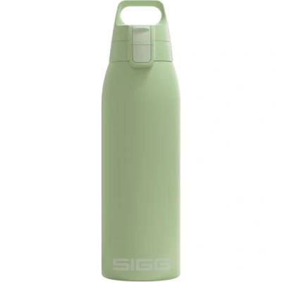 Afbeelding van SIGG Geïsoleerde drinkfles Shield Therm One Eco Green Geschikt voor koolzuurhoudende dranken Lekvrij Vaatwasmachinebestendig BPA vrij 90% gerecycled roestvrij staal Groen 1L