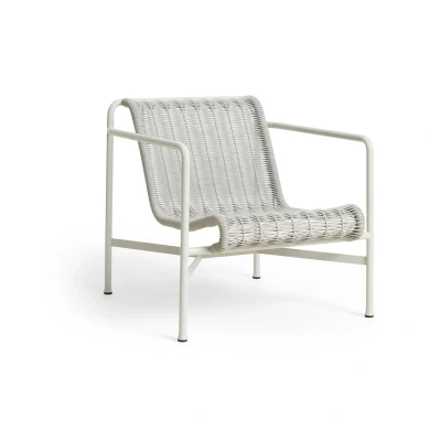 Afbeelding van HAY Palissade Cord Low loungestoel Sky grey