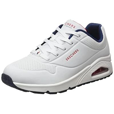 Afbeelding van Skechers Uno Stand On Air dames Sneaker Low top, wit marine rood, 38 EU