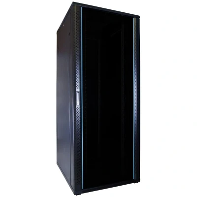 Afbeelding van DSIT 47U serverkast / serverbehuizing met glazen deur afmetingen: 600x800x2200mm (BxDxH) 19 inch