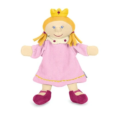 Afbeelding van Sterntaler 3601653 Handpop Prinsin, 30 x 27 9 cm, lila
