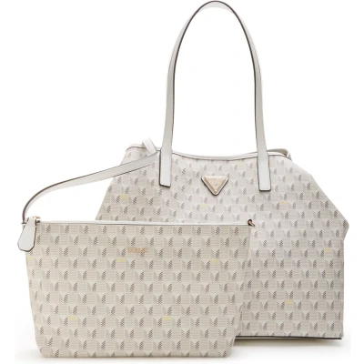 Afbeelding van GUESS shopper Vikky met grafische print ecru