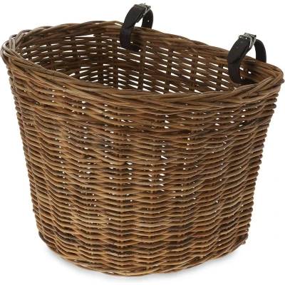 Afbeelding van Basil fietsmand Darcy voor 40 liter rotan bruin