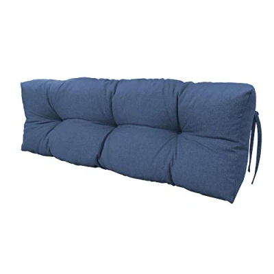 Afbeelding van Chilly Pilley Palletkussen Schuimvlokken Palletmeubel Pallet Bank Rugleuning Zitkussen Zijkussenset (Rugkussen 120 X 40 Blauw)