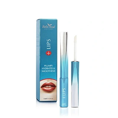 Afbeelding van Belle Azul +Lips CLEAR Plumping Lip Gloss for grotere, vollere, stevigere lippen met voedende Argan olie &amp; stamcellen, 4 ml.