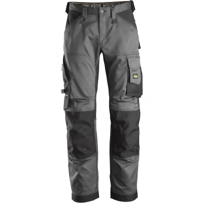 Afbeelding van Snickers werkbroek 6351 158 staal grijs/zwart