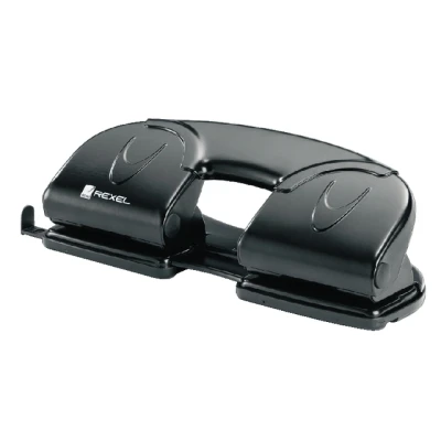 Afbeelding van Perforator Rexel V412 4 gaats 12 vel zwart