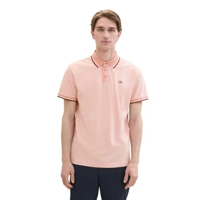 Afbeelding van TOM TAILOR polo with detailed collar Heren Poloshirt Maat XL