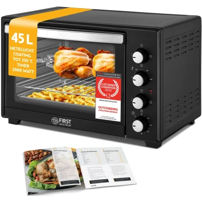 Afbeelding van TZS First Austria Mini oven 45L 2000W Heteluchtoven max 230C Timer