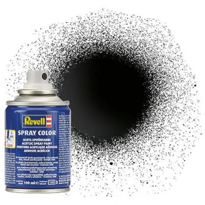 Afbeelding van Spuitbus Zwart Glanzend Revell Spuitverf Op Acrylbasis