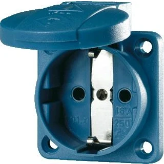 Afbeelding van MENN WCD INB SCHUKO 16A 2P 230V BL 11011
