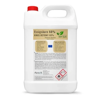 Afbeelding van Azijnzuur 60% premium kwaliteit azijnessence (5L)