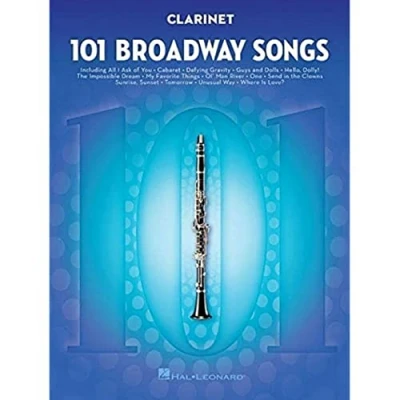 Afbeelding van 101 broadway songs for clarinet