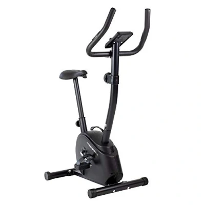 Afbeelding van TechFit Hometrainer met vliegwiel van 4,5 kg, magnetisch systeem 8 niveaus en tablethouder voor fitness cardio thuis