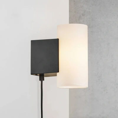 Afbeelding van Nordlux LED wandlamp Mona, dimbaar, zwart