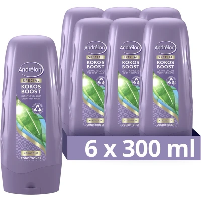 Afbeelding van 6x Andrélon Special Conditioner Kokos Boost 300ml