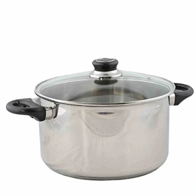 Afbeelding van Karl Kruger Denver RVS Serie Vleespot, 5,5 l, Zilver, liter