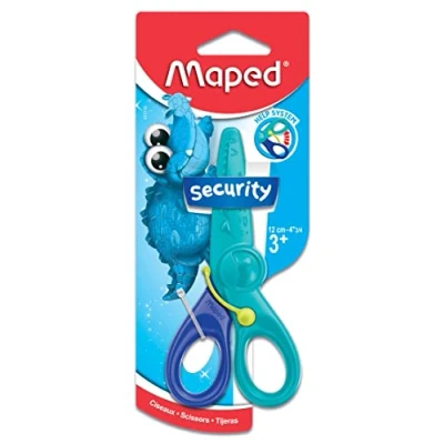 Afbeelding van Maped Kid Pulse Spring Assisted Safety Scissors, Multicolor
