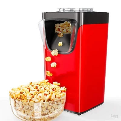 Afbeelding van Hetelucht popcornmachine Rood ActievandeDag Beste deals Dagdeal Dagaanbieding