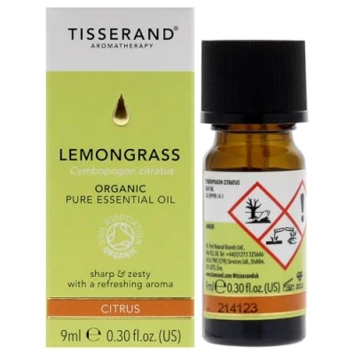 Afbeelding van Tisserand Lemongrass organic bio 9 ml