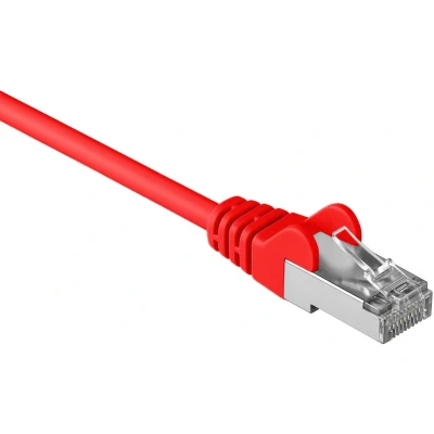 Afbeelding van Goobay CAT 5e Patch Cable, SF/UTP, red 2 m