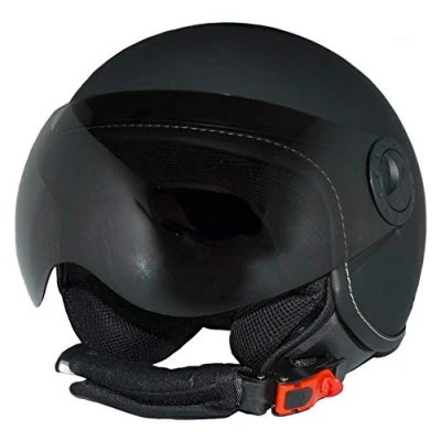 Afbeelding van protectWEAR Jethelm motorhelm met vizier H730 MS M