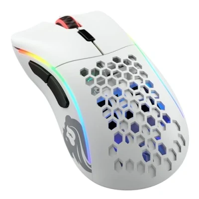 Afbeelding van Glorious PC Gaming Race Model D Wireless Maus weiss matt muis