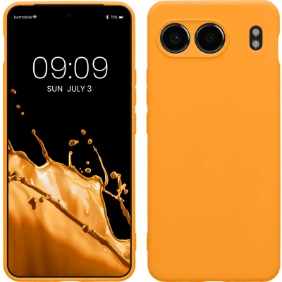 Afbeelding van kwmobile telefoonhoesje geschikt voor OnePlus Nord 4 5G Hoesje smartphone Precisie camera uitsnede In fruitig oranje