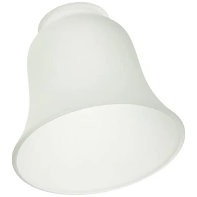 Afbeelding van Westinghouse Lighting 8703640 4,3 cm lampenkap van gesatineerd glas, klokvorm, wit, 12,1 x 11,1