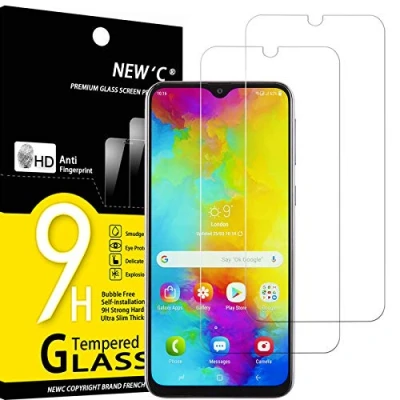 Afbeelding van NEW&#039;C 2 Stuks, Screen Protector voor Samsung Galaxy M10, M20, Gehard Glass Schermbeschermer Film 0.33 mm ultra transparant, resistent