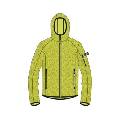 Afbeelding van CMP Knit Tech Kinderjas met vaste capuchon, Lime Darker, 104