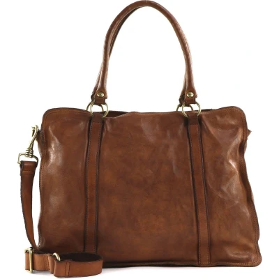 Afbeelding van Campomaggi Aktetas, Maat: One Size, Cognac