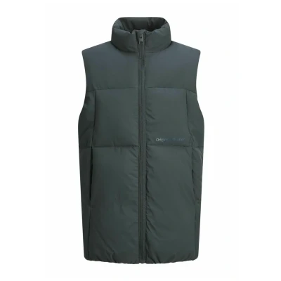 Afbeelding van JACK&amp;JONES JUNIOR Jongens Jorvesterbro bodywarmer AW24 MNI gewatteerd vest, Forest River, 116, Bos 116 cm