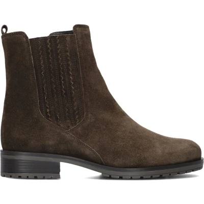 Afbeelding van Gabor 022 Enkellaarsjes Enkelboots met rits Dames Bruin Maat 39