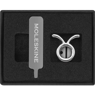 Afbeelding van Moleskine Pin Stier, Zilver