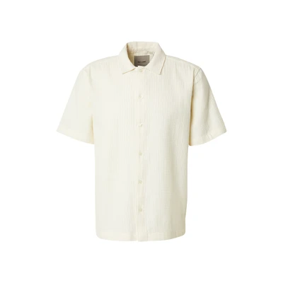 Afbeelding van ONLY &amp; SONS casual overhemd met textuur ecru