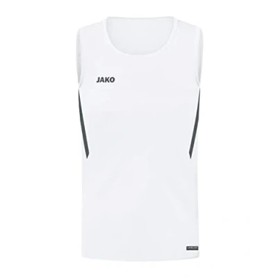 Afbeelding van JAKO Tanktop Challenge Wit/anthra light