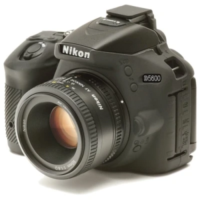 Afbeelding van EasyCover Siliconen cameratas Bescherming voor uw camera Nikon D5500/D5600 Zwart, zwart