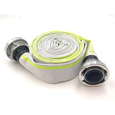 Afbeelding van C 52 2 inch 10 meter industriële slang brandweerslang bouwslang platte met Storz koppeling